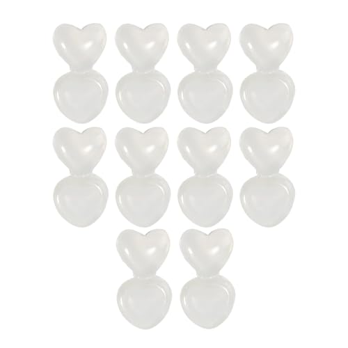 Modische Silikon-Ohrring-Verschlüsse in Herzform für schwere Ohrringe, sichere Passform für hängende Ohren, bequeme Designs, 10 Stück Modische Silikon-Ohrring-Verschlüsse in Herzform für schwere Ohrringe, sichere Passform für hängende Ohren, bequeme Designs, 10 Stück von AOYUDJ