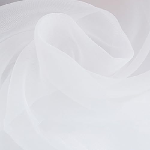 Organza-Stoff, 35 g, durchscheinender Organza-Stoff für Handwerk, Brautkleid, Schleifen, Schleifen, Verpackung, Hochzeitsdekoration, 90 m Organza-Stoff, 35 g, durchscheinender Organza-Stoff für Handwerk, Brautkleid, Schleifen, Schleifen, Verpackung, Hochzeitsdekoration, 90 m von AOYUDJ