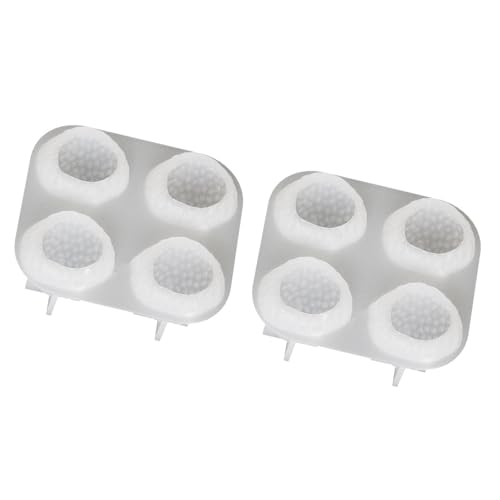 Silikonformen in Erdbeerform für handgefertigte Seife, 4 Mulden, Silikonformen, Epoxidharz, Silikonformen von AOYUDJ