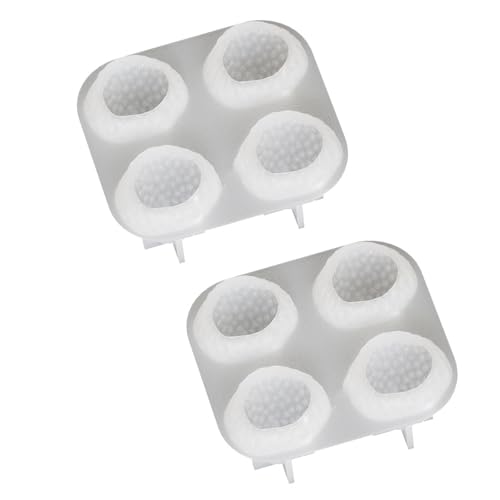 Silikonformen in Erdbeerform für handgefertigte Seife, 4 Mulden, Silikonformen, Epoxidharz, Silikonformen von AOYUDJ