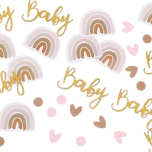 AOZUO 120 Stück Babyparty Deko Mädchen,Babyshowerparty Deko Konfetti,Glitzerndes Regenbogen Konfetti Tischdekoration Gold Champagner für Die Enthüllung Des Geschlechts Des Babys Geburtstagsparty AOZUO 120 Stück Babyparty Deko Mädchen,Babyshowerparty Deko Konfetti,Glitzerndes Regenbogen Konfetti Tischdekoration Gold Champagner für Die Enthüllung Des Geschlechts Des Babys Geburtstagsparty von AOZUO