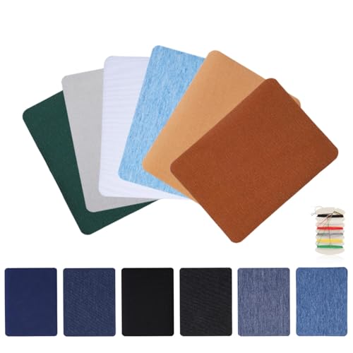 AOZUO 24 Blatt Jeans Bügelflicken, 12.5x9.5cm Flicken Zum Aufbügeln Aufbügel Patches Jeans Flicken Zum Aufbügeln Innen Patches Stark Klebende Bügelflicken Zur Lochreparatur Dekoration AOZUO 24 Blatt Jeans Bügelflicken, 12.5x9.5cm Flicken Zum Aufbügeln Aufbügel Patches Jeans Flicken Zum Aufbügeln Innen Patches Stark Klebende Bügelflicken Zur Lochreparatur Dekoration von AOZUO