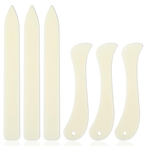 AOZUO 6 Stück Falzbrett Für Papier, Falzbein Für Papier Buchbinderleim Falzstift Papier Falzset Schneideset Kunststoff Bone Folder Für Präzises Falten Ideal Für Papierhandwerk Kartenherstellung AOZUO 6 Stück Falzbrett Für Papier, Falzbein Für Papier Buchbinderleim Falzstift Papier Falzset Schneideset Kunststoff Bone Folder Für Präzises Falten Ideal Für Papierhandwerk Kartenherstellung von AOZUO
