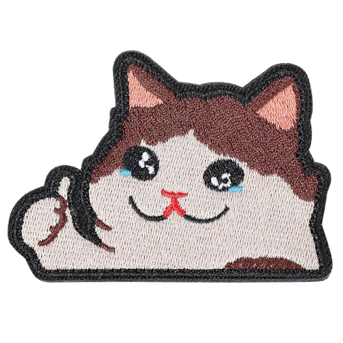 AOZUO Patches,Katze Patch,Aufnäher Lustiger Weinender Katze Bestickte Applikationen Süße Katzen DIY Aufkleber Zubehör mit Klettverschluss Der Rückseite für Rucksäcke Hundegeschirre Sporttaschen Hüte AOZUO Patches,Katze Patch,Aufnäher Lustiger Weinender Katze Bestickte Applikationen Süße Katzen DIY Aufkleber Zubehör mit Klettverschluss Der Rückseite für Rucksäcke Hundegeschirre Sporttaschen Hüte von AOZUO