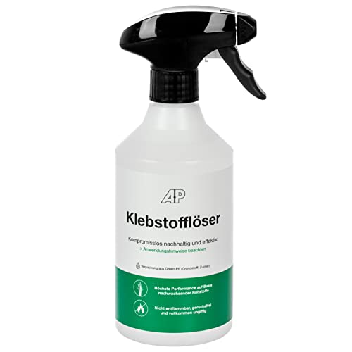 AP Klebstofflöser, 500 ml Sprühflasche, 100% nachhaltiger Klebstoffentferner bzw. Etikettenlöser von AP