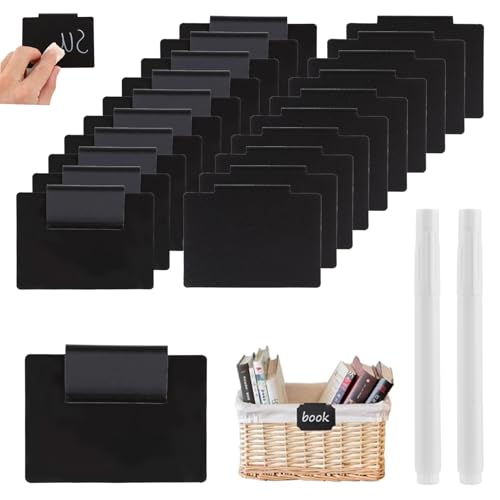 APACALI 20 Stück Etikettenhalter Clip, Schwarz Korb Etiketten Clip aus Kunststoff, Label Halter für Lagerung Korb, Clips Kreidetafel, Regal Clips Etiketten, Clip Etikettenhalter für Speisekammer Küche APACALI 20 Stück Etikettenhalter Clip, Schwarz Korb Etiketten Clip aus Kunststoff, Label Halter für Lagerung Korb, Clips Kreidetafel, Regal Clips Etiketten, Clip Etikettenhalter für Speisekammer Küche von APACALI
