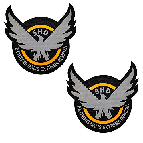 IR Infrarot Reflektierende The Division SHD Patches Taktisches Emblem Militär Moral Armband Abzeichen Dekorative Applikationen von APBVIHL