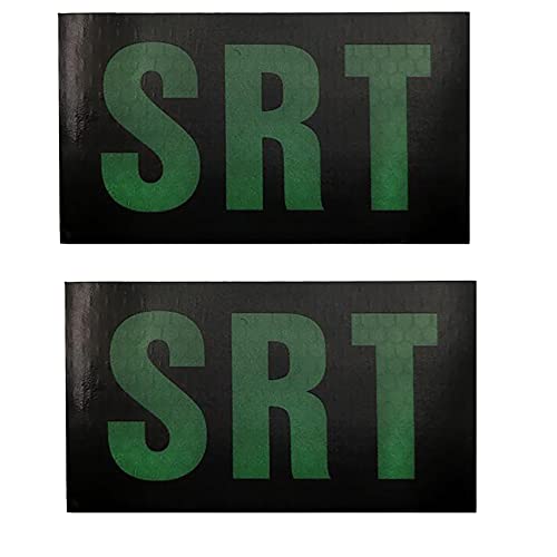 IR Infrarot Reflektierender Patch SRT Special Reaction Team 3.5x2 Tactical Moral Touch Fastener Patches Applikationen Emblem Abzeichen von APBVIHL