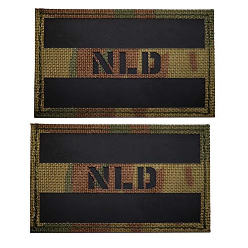 IR-Infrarot-reflektierende NLD-Flaggen-Applikationen, Flicken, Niederlande, Holland-Flagge, DIY-Emblem, Moral, taktische Militär, dekorative Armband-Abzeichen von APBVIHL