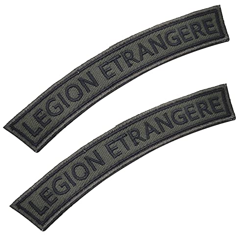 Legion Etrangere Paratrooper French Fremdregiment Patch bestickt taktische Morale Patches Abzeichen Applikationen von APBVIHL
