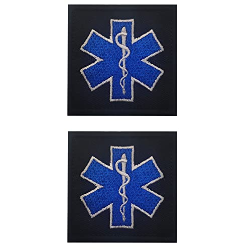 Medic Tactical Moral Patch, EMT EMS Sanitäter Medizinischer Star of Life bestickter Aufnäher Applikationen Emblem dekorative Abzeichen 4,97 cm von APBVIHL