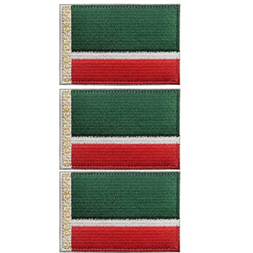 Republik Chechnya Flag Patch Applikationen Besticktes Emblem Morale Taktische Militär Armband Abzeichen Dekorativer Aufnäher von APBVIHL
