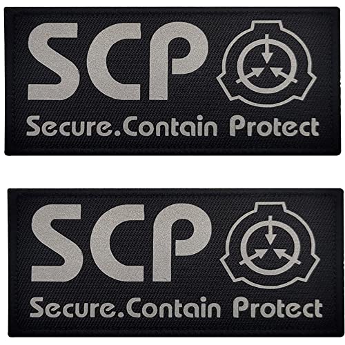 SCP Foundation Special Containment Procedures Foundation Logo Reflective IR Patch Military Tactical Armband Abzeichen Dekorative Applikationen von APBVIHL