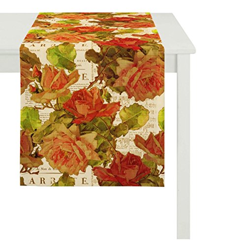 APELT 3039_95x95_30 mitteldecke "3039 Floral" circa 95 x 95 cm, Fb. 30, rot APELT 3039_95x95_30 mitteldecke "3039 Floral" circa 95 x 95 cm, Fb. 30, rot von APELT