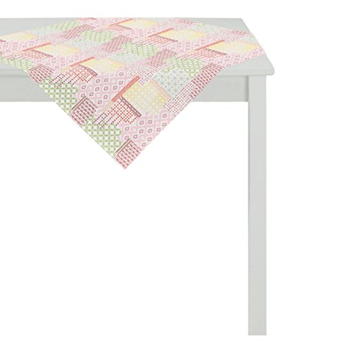Apelt Mitteldecke, 50% Baumwolle/35% Polyester/15% Polyacryl, Gelb/Bunt, 85x85 Apelt Mitteldecke, 50% Baumwolle/35% Polyester/15% Polyacryl, Gelb/Bunt, 85x85 von APELT