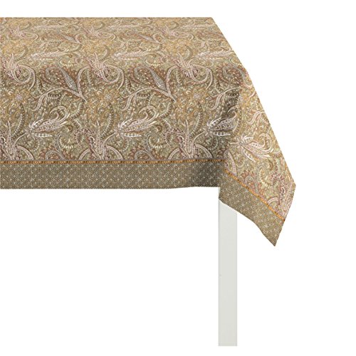 APELT Tischdecke, Baumwolle, beige, 130 x 130 x 0.2 cm von APELT