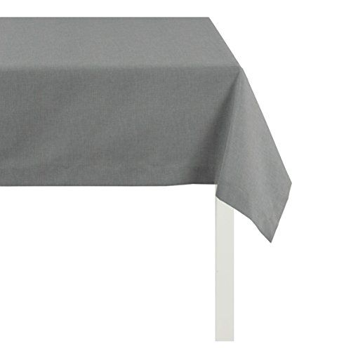 APELT Tischdecke, Polyester-Baumwolle, Anthrazit, 130 x 170 x 0.5 cm von APELT