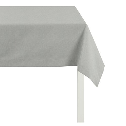 APELT Tischdecke, Polyester-Baumwolle, Hellgrau, 130 x 170 x 0.5 cm von APELT