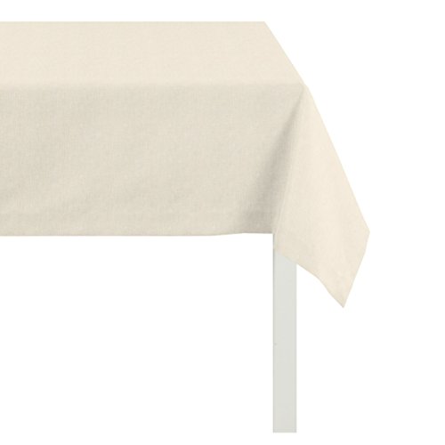 APELT Tischdecke, Polyester-Baumwolle, Weiß, 130 x 170 x 0.5 cm von APELT