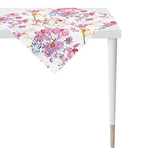 APELT Tischdecke Orchideen Rose Tischdecke 88x88 cm von APELT