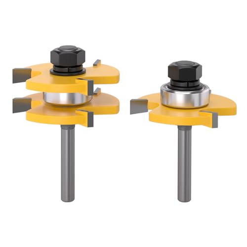 APIELE 2 Stück Federfräser 6 mm Schaft Nutfräser Set 3 Zähne Holzbearbeitung Holzfräser Fräsen Holzschneid werkzeuge für Schnitzmaschinen Fräsmaschinen APIELE 2 Stück Federfräser 6 mm Schaft Nutfräser Set 3 Zähne Holzbearbeitung Holzfräser Fräsen Holzschneid werkzeuge für Schnitzmaschinen Fräsmaschinen von APIELE