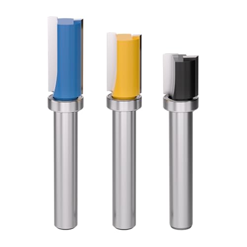 APIELE 3 Stück Bündigfräser Kopierfräser Router Bit 8 mm Schaft Holzbearbeitung Fräswerkzeugefür für Bündigfräser Kugellager oben, Trim Schnitzwerkzeug APIELE 3 Stück Bündigfräser Kopierfräser Router Bit 8 mm Schaft Holzbearbeitung Fräswerkzeugefür für Bündigfräser Kugellager oben, Trim Schnitzwerkzeug von APIELE
