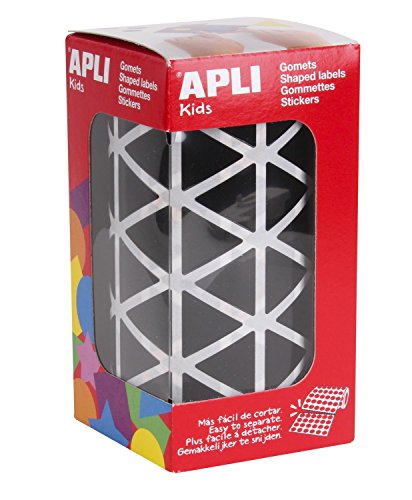 APLI 11497 - Rolle mit dreieckigen Aufklebern, schwarz, 20 mm APLI 11497 - Rolle mit dreieckigen Aufklebern, schwarz, 20 mm von APLI Kids