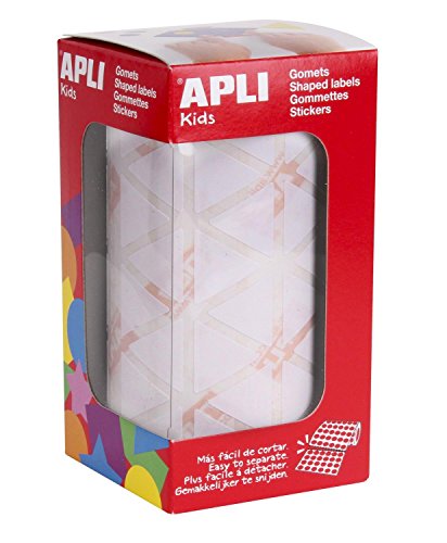 APLI 11906 – Aufkleber dreieckig auf Rolle – Farbe: weiß – Maße: 20 mm APLI 11906 – Aufkleber dreieckig auf Rolle – Farbe: weiß – Maße: 20 mm von APLI Kids