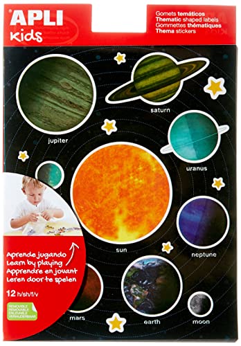 APLI Kids 15174 - Gummitasche, 12 Blatt, Sonnensystem APLI Kids 15174 - Gummitasche, 12 Blatt, Sonnensystem von APLI Kids