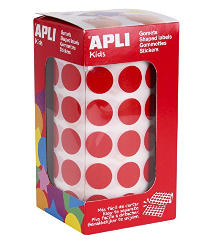 APLI Kids Rund - 15 mm redonda rot von APLI Kids