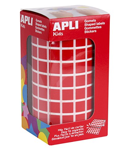APLI Kids quadratisch - 10 mm cuadrado rot von APLI Kids
