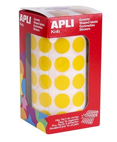 APLI Kids rund - 15 mm redonda gelb von APLI Kids