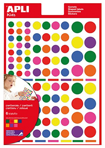Apli 946026 – 6 Stickern Sticker, ablösbar von APLI Kids