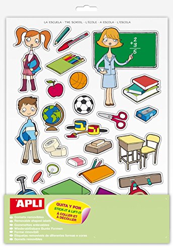 Apli Kids 11448 Gomets Schule Rem, 12H von APLI Kids