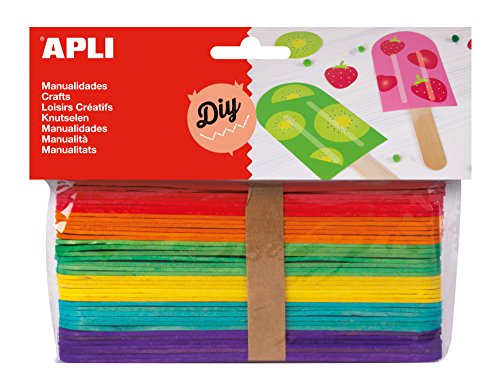 Apli Tasche mit Stiel Jumbo-Polosticks - Sortiert von APLI Kids