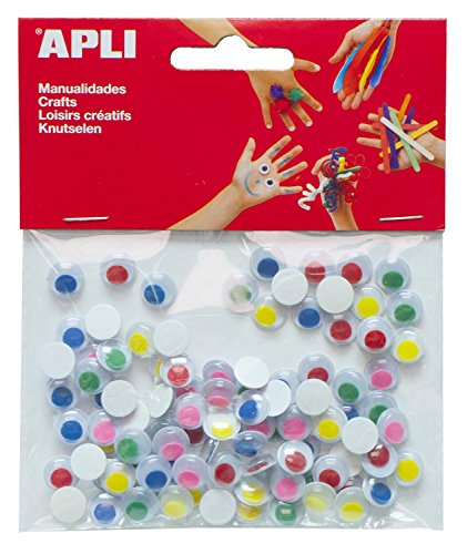 Appli - bewegliche Augen Rund, selbstklebend Pupille Appli - bewegliche Augen Rund, selbstklebend Pupille von APLI Kids