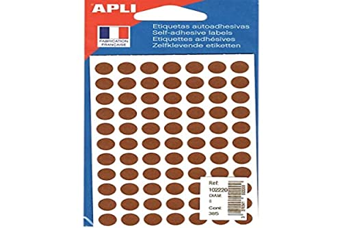 APLI 102220 – Packung mit 462 Tabletten, braun, Durchmesser 8 mm von APLI