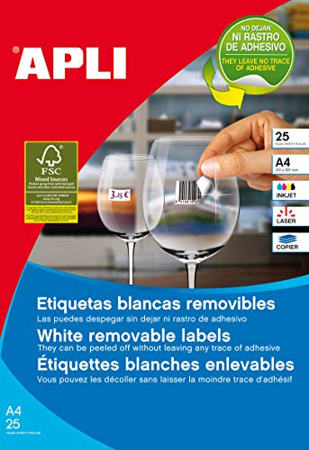 Apli 10314 Klebeetiketten, 45 x 8 mm Apli 10314 Klebeetiketten, 45 x 8 mm von APLI