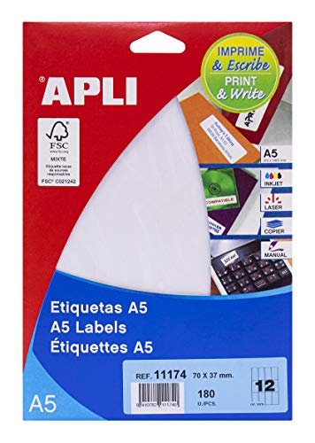 Apli 11174 – Blister mit Etiketten von APLI