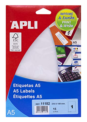 Apli 11182 – Blister mit Etiketten von APLI