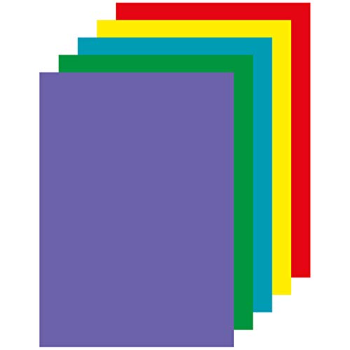 APLI 15286 - farbig sortiertes Papier in leuchtenden Farben, A4, 80g, 500 Blatt von APLI
