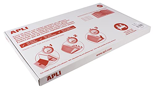 Apli16909 – Box mit 25 Einsteckhüllen, selbstklebend, PVC, 285 mm, 25 Stück von APLI