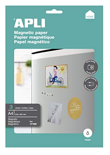 APLI 17169 Magnetpapier, bedruckbar, 3 Blatt APLI 17169 Magnetpapier, bedruckbar, 3 Blatt von APLI