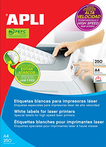 APLI 2524 Box Blätter Etiketten 105 x 35 mm, weiß APLI 2524 Box Blätter Etiketten 105 x 35 mm, weiß von APLI