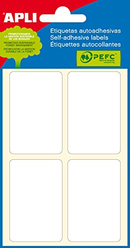 APLI 2683 Etiketten, selbstklebend, weiß, 34 x 53 mm, 6 Blatt APLI 2683 Etiketten, selbstklebend, weiß, 34 x 53 mm, 6 Blatt von APLI