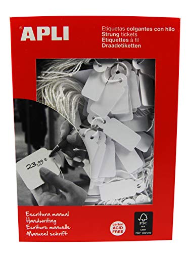 APLI 386 Hängende Etiketten, weiß, 13 x 34 mm, 1000 u. APLI 386 Hängende Etiketten, weiß, 13 x 34 mm, 1000 u. von APLI