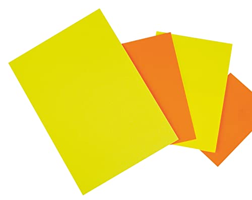 APLI 700230-20 Neon-Rechtecke, Gelb/Orange, 40 x 60 cm, 780 g. von APLI