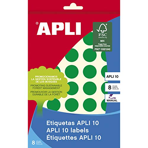 APLI Etiketten 19 mm grün APLI Etiketten 19 mm grün von APLI