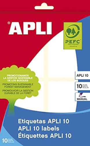 APLI Etiketten 40 x 75 mm weiß von APLI