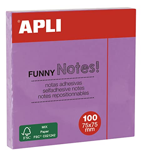 APLI Lustige Notizen, 75 x 75 cm, Violett APLI Lustige Notizen, 75 x 75 cm, Violett von APLI